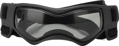 Produktbild von Hundebrille Weiches Silikonrahmen einstellbare UV -Schutz Sonnenbrille für Augen im Freien Fahrrad mit Schwarz
