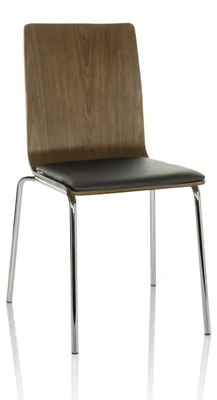 Produktbild von hjh OFFICE Besucherstuhl Konferenzstuhl PERIA Holz Stuhl bis 120 kg belastbar