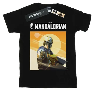 Produktbild von Star Wars - "The Mandalorian The Child" T-Shirt für Damen BI45754 (XL) (Schwarz)