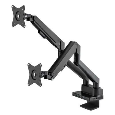 Produktbild von Manhattan 461887, 18 kg, 43,2 cm (17"), 81,3 cm (32"), 100 x 100 mm, Höhenverstellung, Schwarz