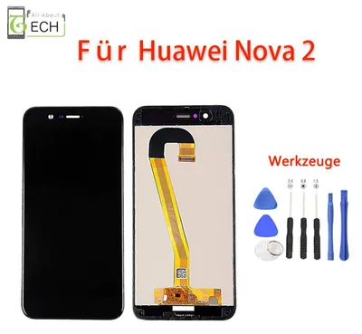 Produktbild von Für Huawei Nova 2 LCD Display mit Rahmen Touch Screen Bildschirm Schwarz