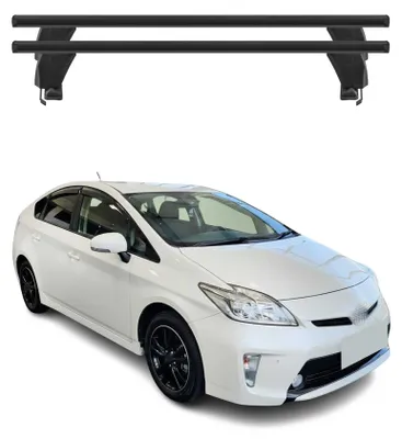 Produktbild von Menabo Dachträger Grundtäger für Toyota Prius 2009-2015 ABE Aluminium Schwarz 2x, KI-generiertes Bild