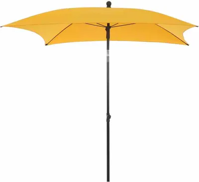 Produktbild von SIENA GARDEN City Mittelstockschirm anthrazit/gelb 180x180cm M32091