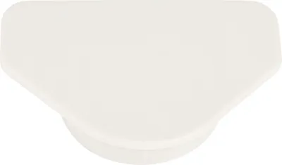 Produktbild von HENKE Scharniertopf Abdeckkappe mit Abdeckfläche ø 35 mm, Kunststoff weiß