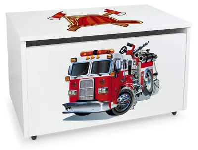 Produktbild von Bayagu Kindertruhe 71x40x46cm aus Holz mit Rollen und Sicherheitsdeckel