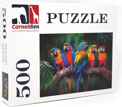 Produktbild von Puzzle Papageien 500 Teile
