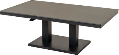 Produktbild von Lesli Living Hub-Loungetisch Geneva  anthrazit/grau 140x85cm