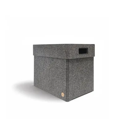 Produktbild von Aufbewahrungsbox CLASSIC Filz 44 x 30 x 35 cm mit Deckel in anthrazit meliert