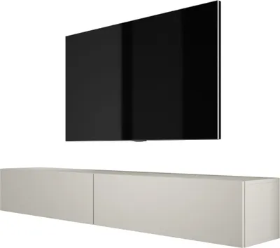 Produktbild von Hängendes TV-Schrank (B: 2 X 100 cm, H: 34 cm, T: 32 cm) Lowboard, TV Board, Fernsehschrank in KASCHMIR
