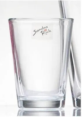 Produktbild von 24er Set Glasvasen, Dekogläser CONI klar konisch rund H. 11cm D. 8cm Sandra Rich