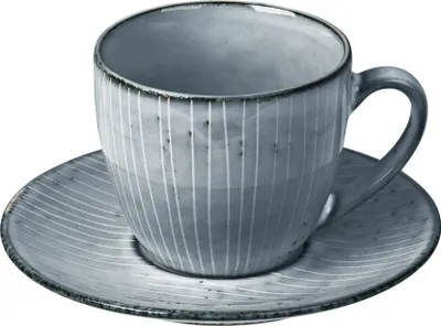 Produktbild von Broste Copenhagen Nordic Sea Tasse m. Untertasse 0,15 l
