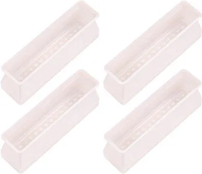 Produktbild von Famanu Silikon-Stuhlbeinstopper 4er Set - Rechteckige Bodenschoner
