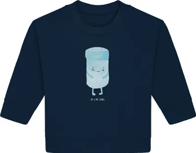 Produktbild von Mr. & Mrs. Panda Organic Baby Pullover Beste Freunde Salz 24. - 36. Monat - French Navy - Geschenk, Bullover, Fehlende Keywords, Lustige Sprüche