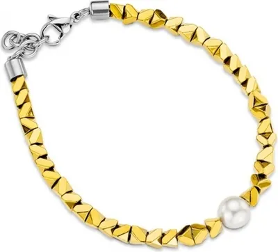 Produktbild von CEM 4-202990-001 ST9-166B Damen Hämatit Armband mit Perle 19+2cm