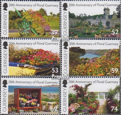 Produktbild von Briefmarken GB - Guernsey 2012 Mi 1394-1399 (kompl.Ausg.) postfrisch Pflanzenfestival
