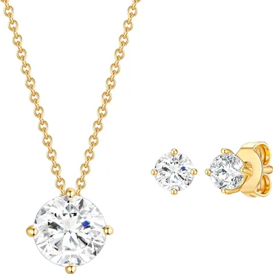 Produktbild von Rafaela Donata Schmuckset Sterling Silber verziert mit Kristallen von Swarovski® 42,0 cm Basiskette + 7,0 cm Verlängerung 50110111