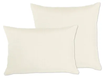 Produktbild von Beautex Kissenhüllen Leinen Optik, Kissen Kissenbezug Sofakissen,Creme (Ecru),40x40cm