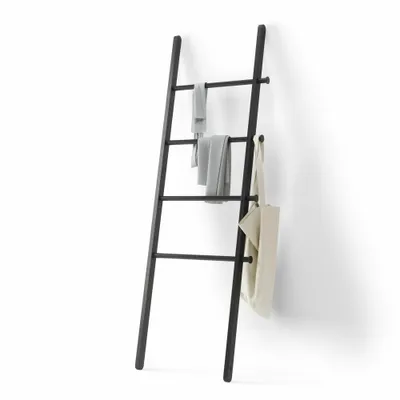 Produktbild von Umbra Leana Ladder, Metall, Holz, Schwarz, 4 Stück(e), 460 mm, 1524 mm, 1 Stück(e)