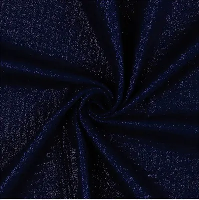 Produktbild von Musselin Stoff mit Glitzer 50x136cm uni Meterware Mulltuch Baumwolle