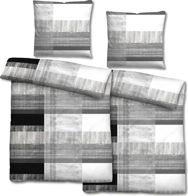 Produktbild von Doppelpack Mikrofaser Bettwäsche 155 x 220 + 80 x 80 cm