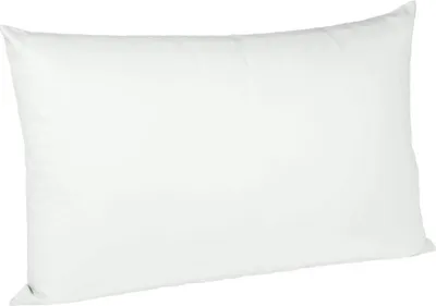 Produktbild von sleepling – Satin Kissenbezug, Seitenschläferkissen, 100% seidig weicher Baumwolle, 40x145 cm, weiß