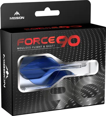 Immagine prodotto di Mission Force 90 Gradient Transparent Blue NO6 - Voli Dart