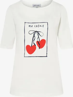 Produktbild von MORE & MORE Shirt with ""Cherry 0041 off white 44