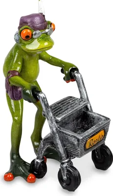 Produktbild von 717481 Dekofigur Frosch "Rentner" formano