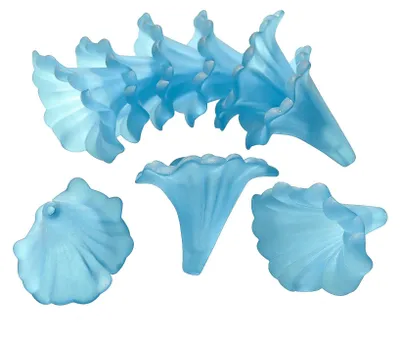 Produktbild von Blütenkelch-Perlen 10er-Pack 41x35mm Kelche Lilien Röcke Blumenkelch Farbauswahl