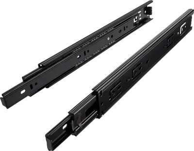 Zdjęcie produktu dla SOTECH 1 para (2 szt.) Prowadnice szuflad z pełnym wysuwem Długość 300 mm Udźwig 45 kg Wysokość 45 mm czarny