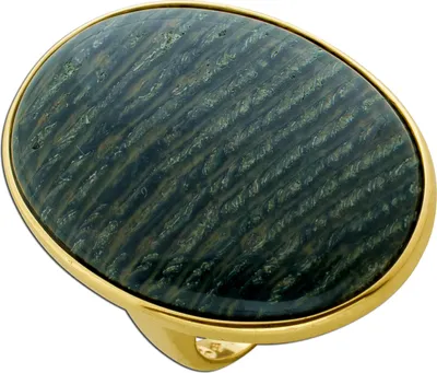 Produktbild von Moosachat Ring Gold 375 9K moosgrüner Edelstein 10.9ct 16