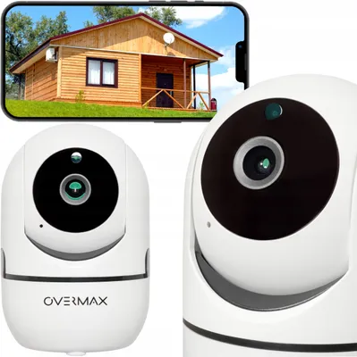 Obrázok produktu pre IP kamera Full HD 1080p, Wi-Fi, s možnosťou otáčania o 355°, s detekciou pohybu a nočným režimom