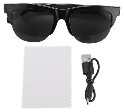 Produktbild von AI Smart Bluetooth Sonnenbrille Touch Control UV400 Outdoor Sportbrille mit Mikrofon und Lautsprecher für Damen Herren