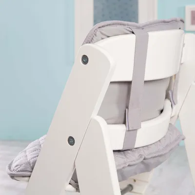 Produktbild von roba Treppenhochstuhl Sit Up III, mitwachsend vom Babyhochstuhl bis zum Jugendstuhl, Holz, weiß