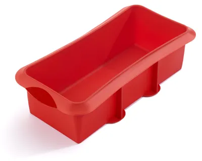 Produktbild von Lékué Backform, rund. Silikon, rot, 28 cm