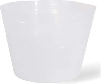 Image de VIVANNO Accessoires pour bacs à plantes en plastique REMPLACEMENT FLEXIBLE Rond, blanc mat - 60x45 cm