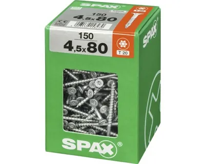 Obrázok produktu pre Spax TRX zápustná hlava Wirox 4,5x80 XXL