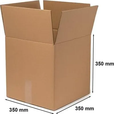 Zdjęcie produktu dla Karton Klapowy Pudełko Kartonowe do u C, 350x350x350mm Pudełko Kartonowe Tekturowe Grube 5w