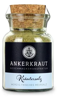 Zdjęcie produktu dla Ankerkraut 4260347890870, Przyprawy w proszku, Bazylia, Czosnek, Oregano, Pietruszka, Rozmaryn, Sól morska, Tymianek, 59 kcal, 1,5 g, 2 g, 7,1 g