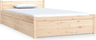 Zdjęcie produktu dla Rama Łóżka Z Szufladami, 90X200 Cm Lumarko!