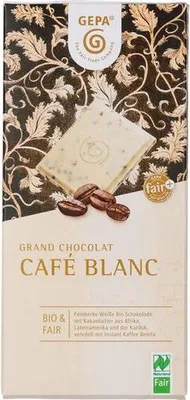 Produktbild von Grand Chocolat - Café Blanc 100g