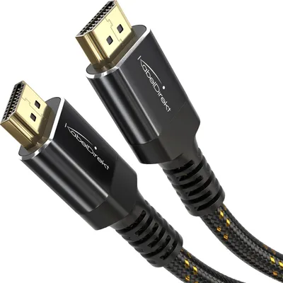 Produktbild von KabelDirekt – 8K & 4K HDMI-Kabel 2.1b – 5m – 48G, Metall & Braiding