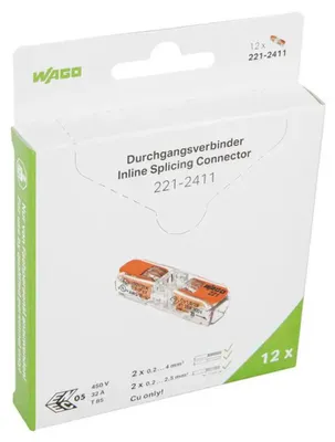 Obrázek produktu pro Wago 221-2411/995-012, 8,1 mm, 35,5 mm, 8,9 mm, 216 kusů