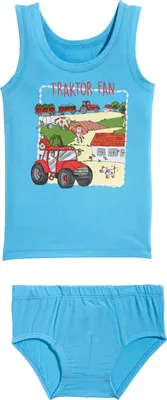 Produktbild von Erwin Müller Jungen-Unterwäsche-Set 2-teilig türkis 110 / 116