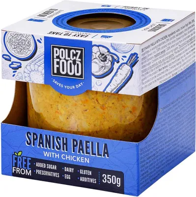 Produktbild von Polcz Food Spanische Paella mit Hühnchen 350g