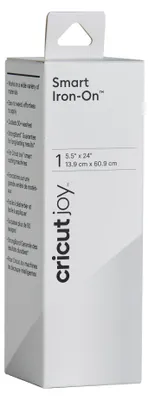 Produktbild von Cricut Joy Smart Iron-On, Weiß, 609,6 mm, 139,7 mm