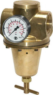 Produktbild von Riegler Druckregler für Wasser, inkl. Manometer, G 1 1/2, 0,5 - 10 bar