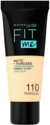 Obrázok produktu pre Maybelline Fit Me Matujący podkład do twarzy 110 Porcelain, 30 ml