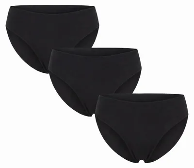 Immagine prodotto di Kisses&Love, confezione da 3 slip da donna in cotone, con vita media, modello KL10000