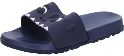 Produktbild von Badelatsche aus Synthetik in Blau, sehr leicht, wasserabweisend und ohne Verschluss